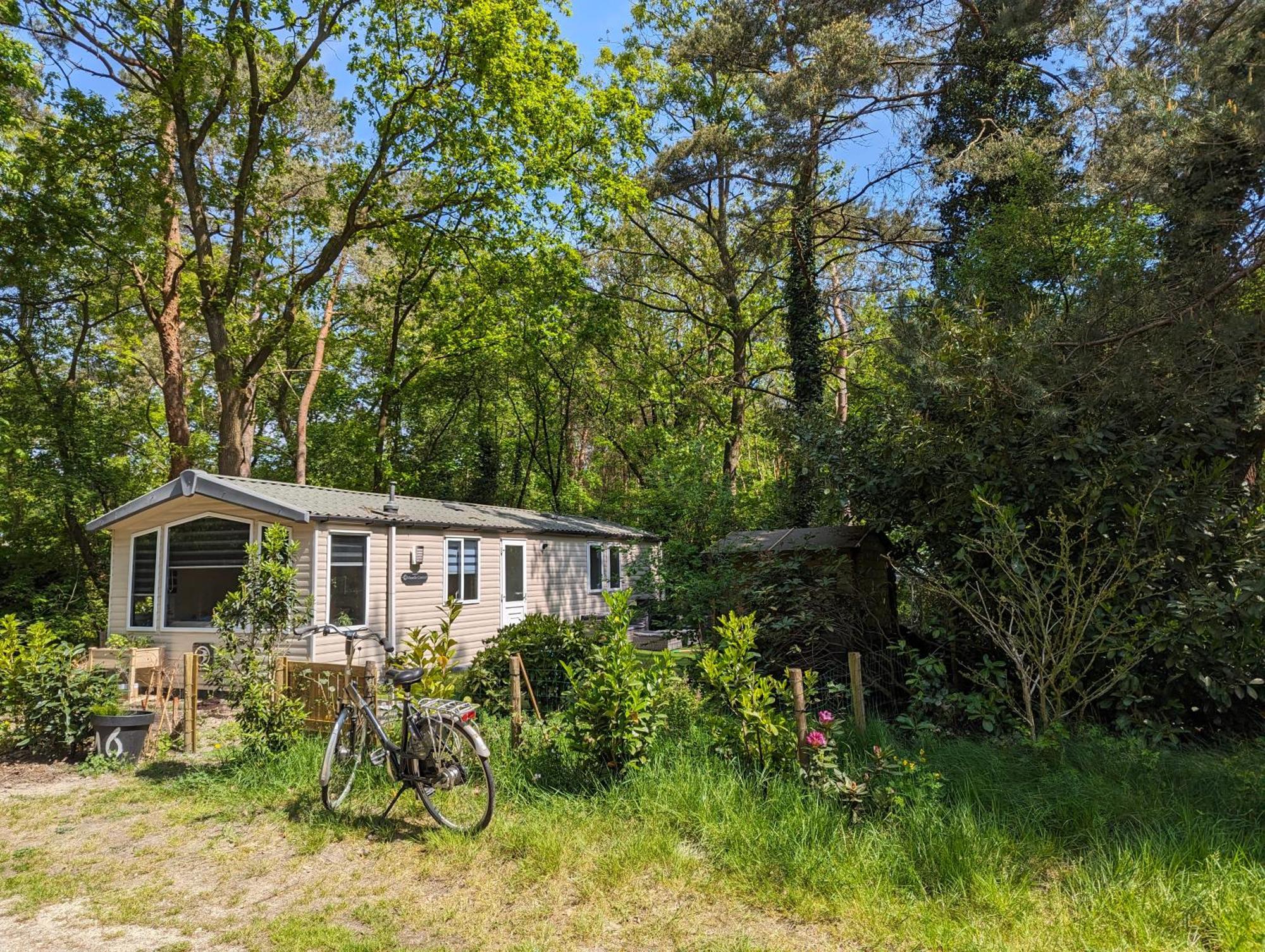 Ruim Chalet, Midden In Het Bos! ヌンスペート エクステリア 写真